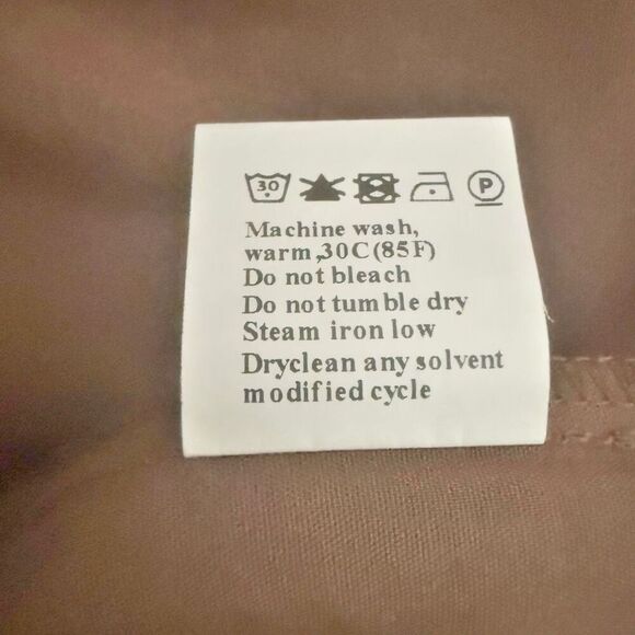 Women's Brown Ruffle Sleeve Top - Picture 8 of 8